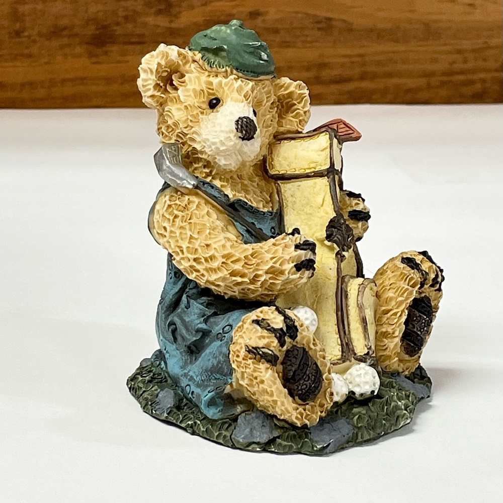 Designspirations Vintage 2001 Golfing Teddy Bear Item 03127 Collectible Figurine